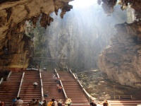 Inside the Batu Caves